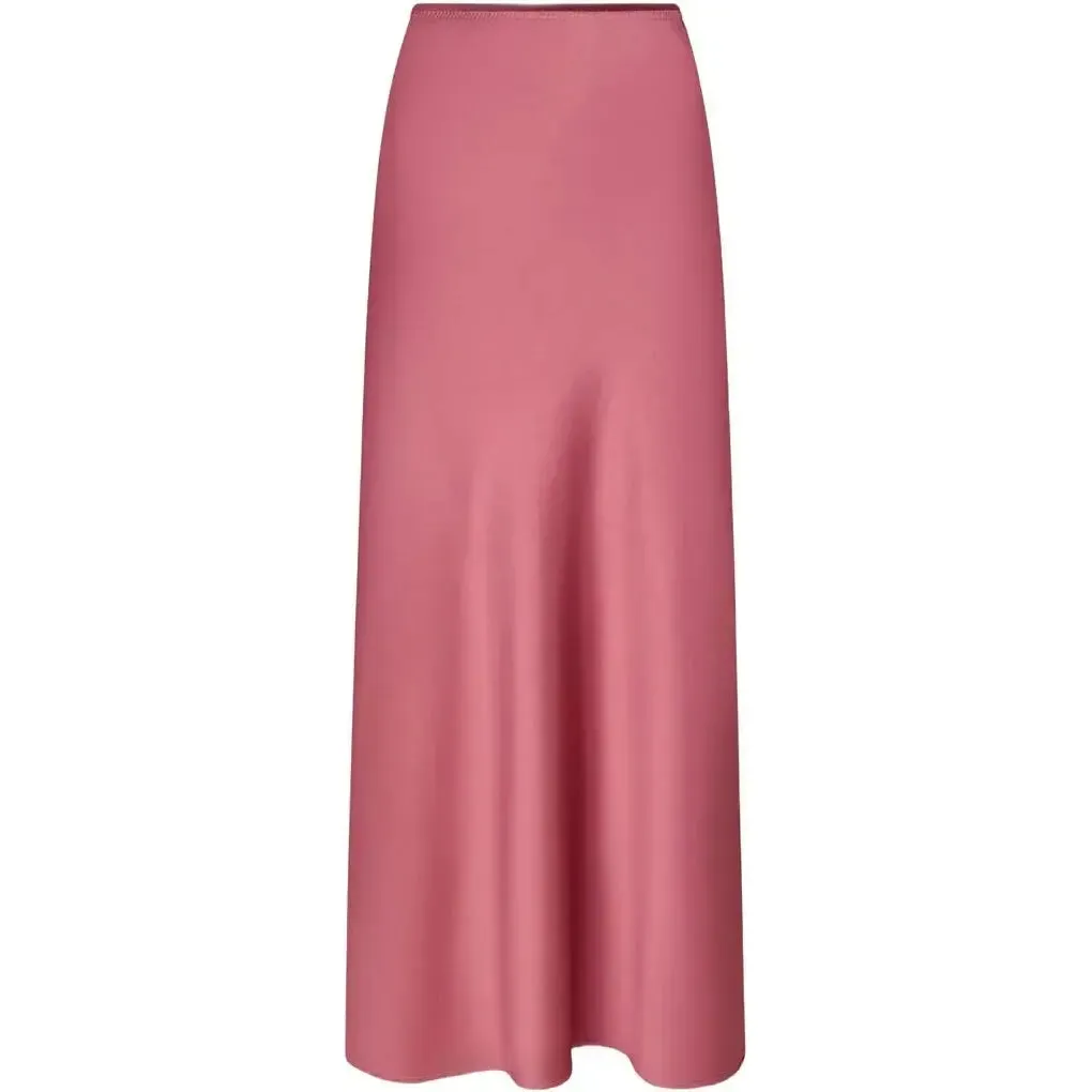 Neo Noir, Vicky Heavy Sateen Skirt, Cherry Pink - Billede 2