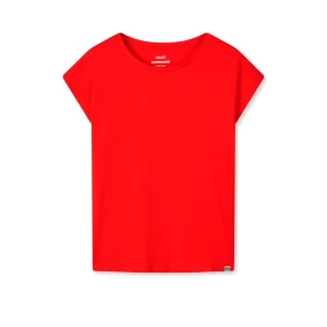 Mads Nørgaard, Fine Jersey Teasy Tee FAV, Fiery Red