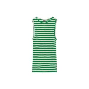 Nørgaard Paa Strøget, Tank Top Broadway, Green/Ecru
