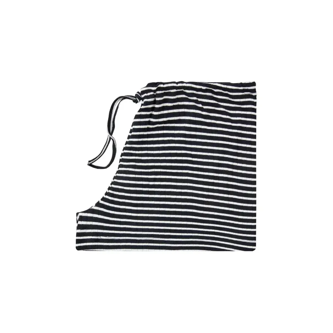 Nørgaard Paa Strøget, NPS Nova Shorts NPS Stripes, Black/Ecru, Size 2 - Billede 2