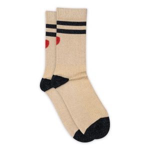 MP Strømper, Elga Glitter Socks, Champagne Beige