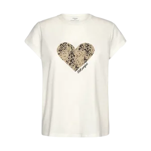 Rosemunde, RWNatali Print Capsleeve T-shirt, Still perfect Leo print
