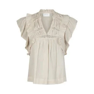 Neo Noir, Jayla S Voile Top, Creme