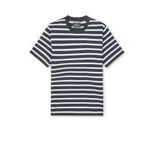 Mads Nørgaard, Cotton Jersey Stripe Frode Tee, White/Black