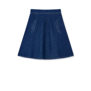 Mads Nørgaard, Luke Denim Stelly Skirt, Mid Blue Denim
