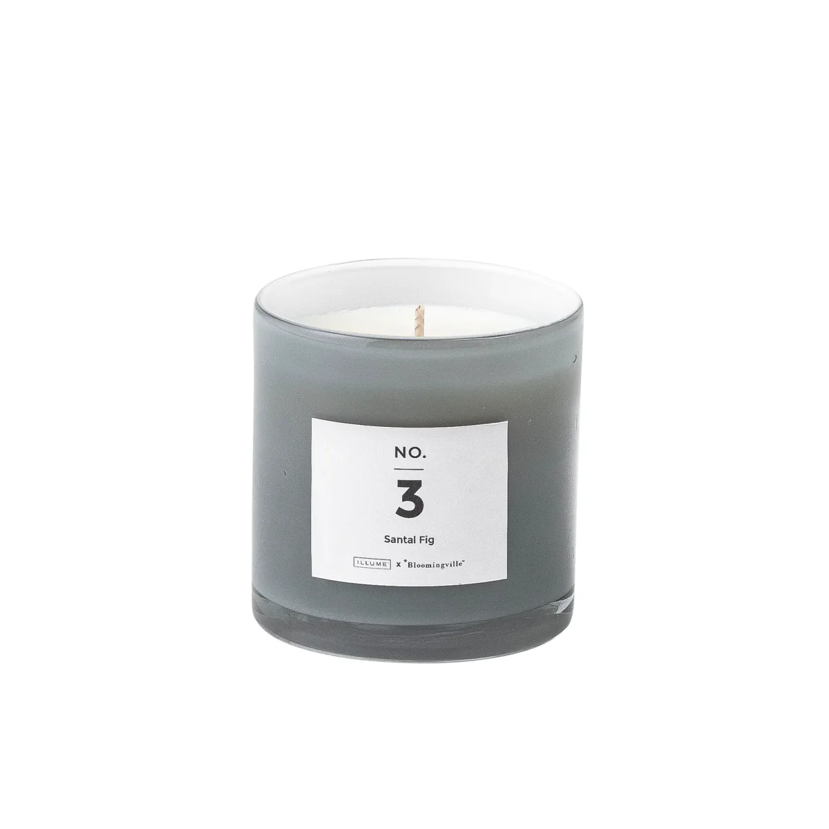 Bloomingville, NO 3 Santal Fig Duftlys, Blå, - Billede 2