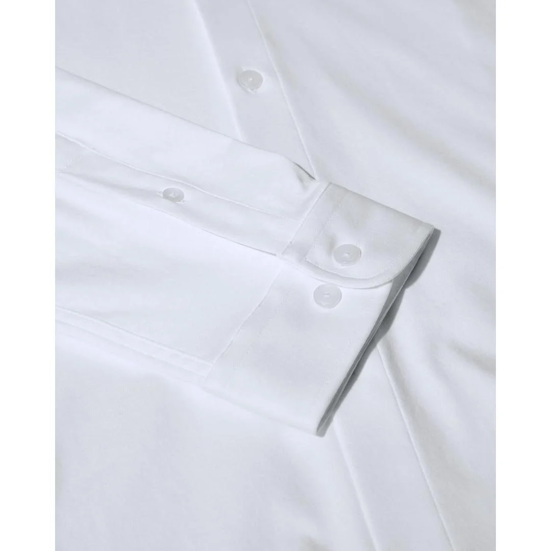Mos Mosh Gallery, MMGMarco Jersey Shirt, White - Billede 4