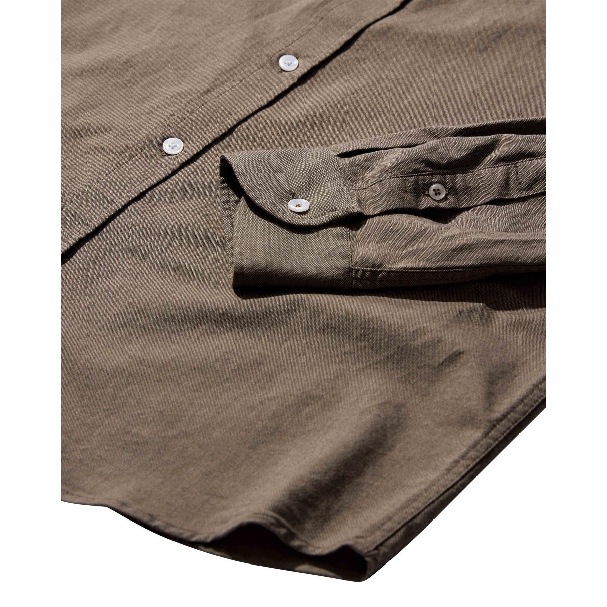 Mos Mosh Gallery, MMGMarco Oxford Shirt, Chocolate Brown - Billede 4