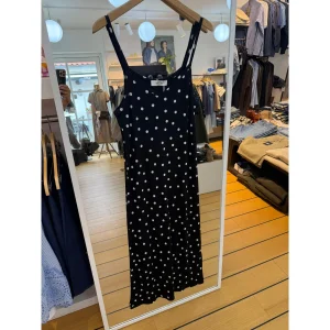 Mads Nørgaard, 2x2 Cotton Delkissa Dress AOP, Dot AOP Black