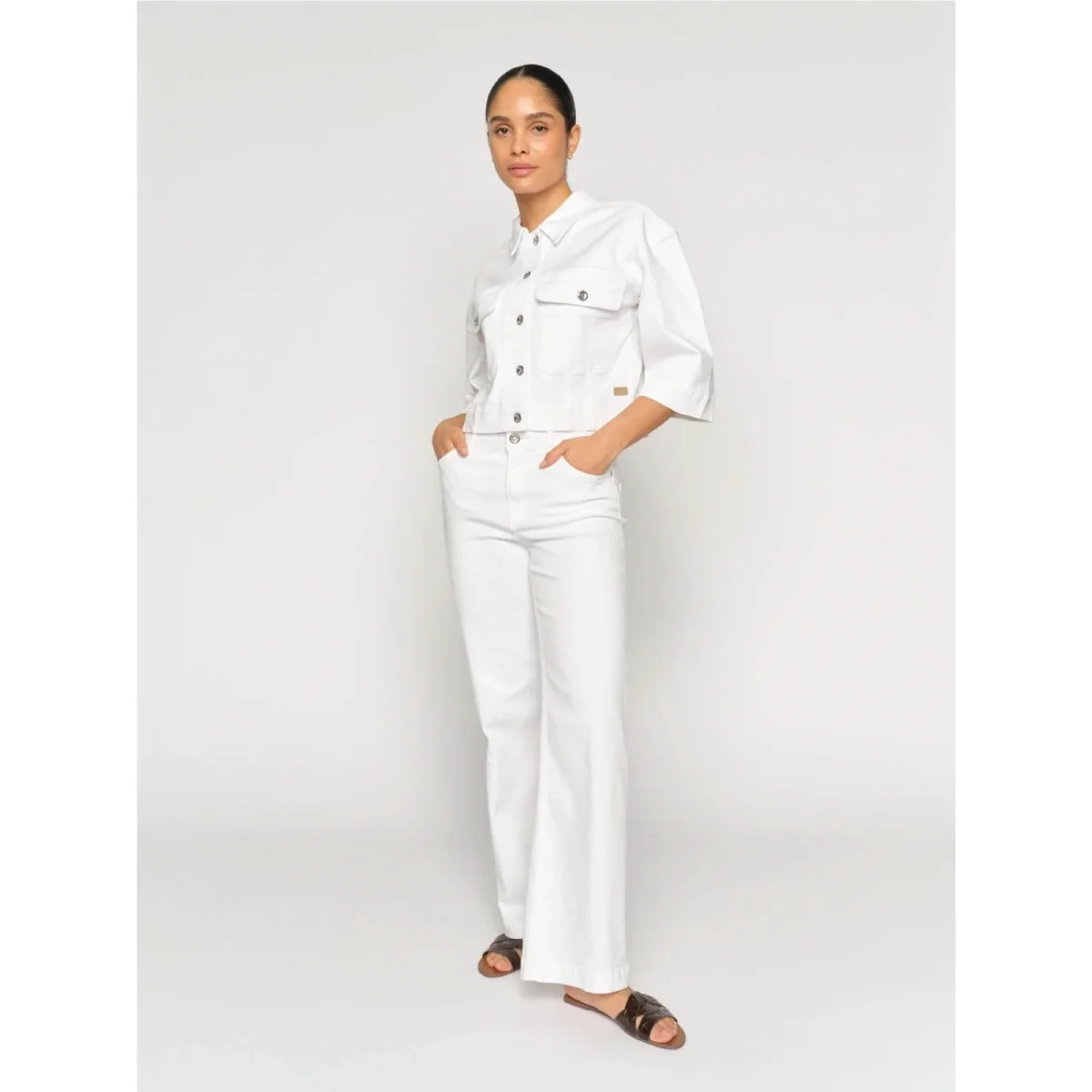 Mos Mosh, Dara Deluxe Jeans, Bright White - Billede 4