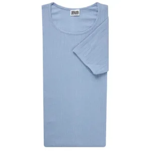 Nørgaard Paa Strøget, 101 Short Sleeve Solid Color, Light Blue