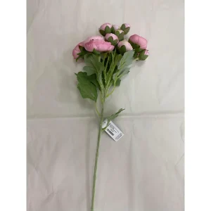Deko Florale, Ranunculus bush, h 54 cm, pink