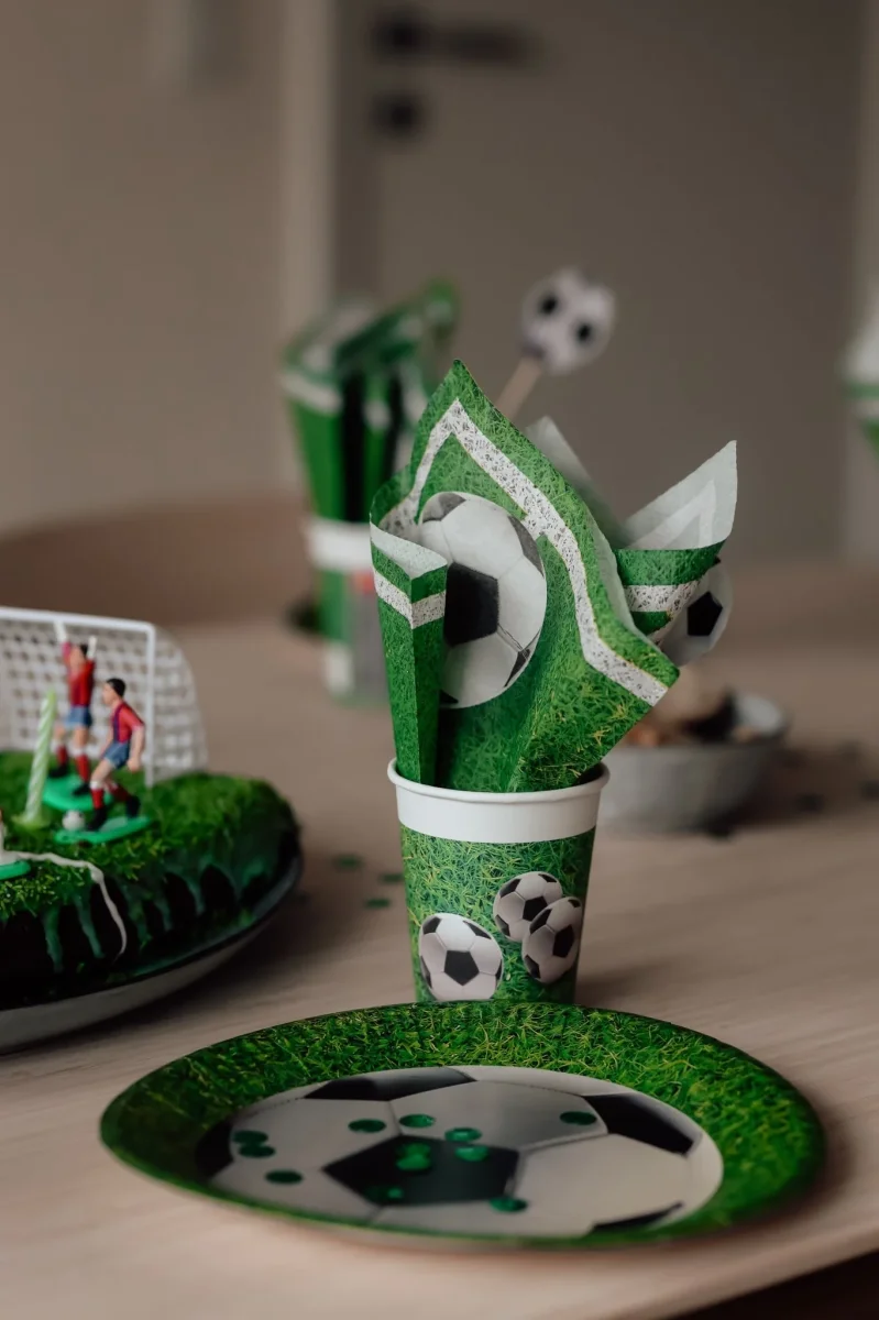 Fodbold konfetti - grøn - Billede 3