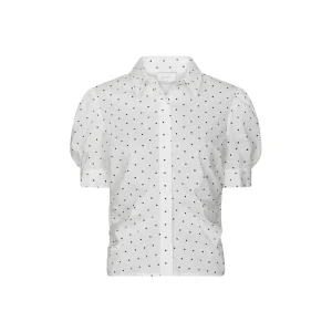 Neo Noir, Frannie Dot Shirt, Off White