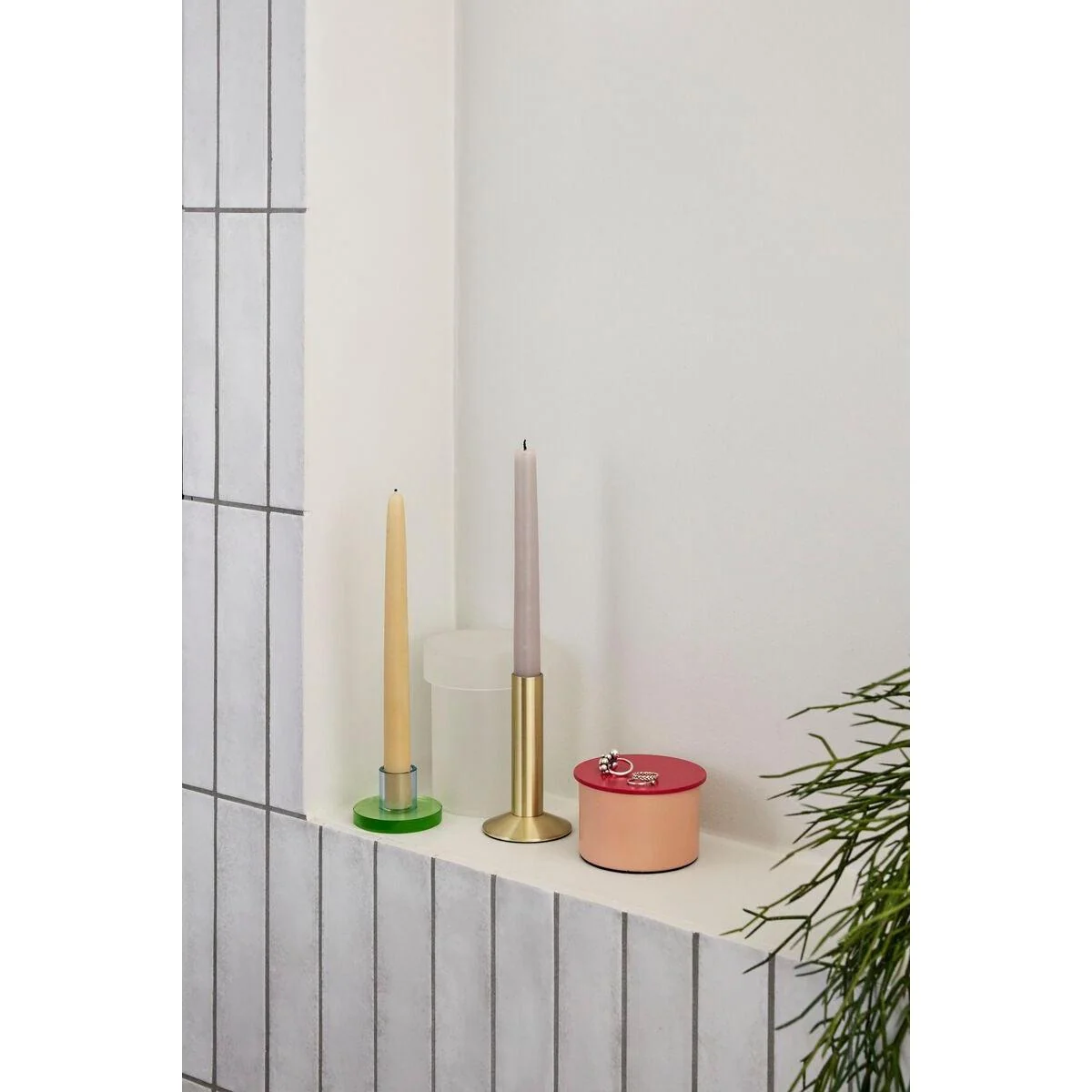 Hübsch, Lysestage, Brass, Guld - Billede 3