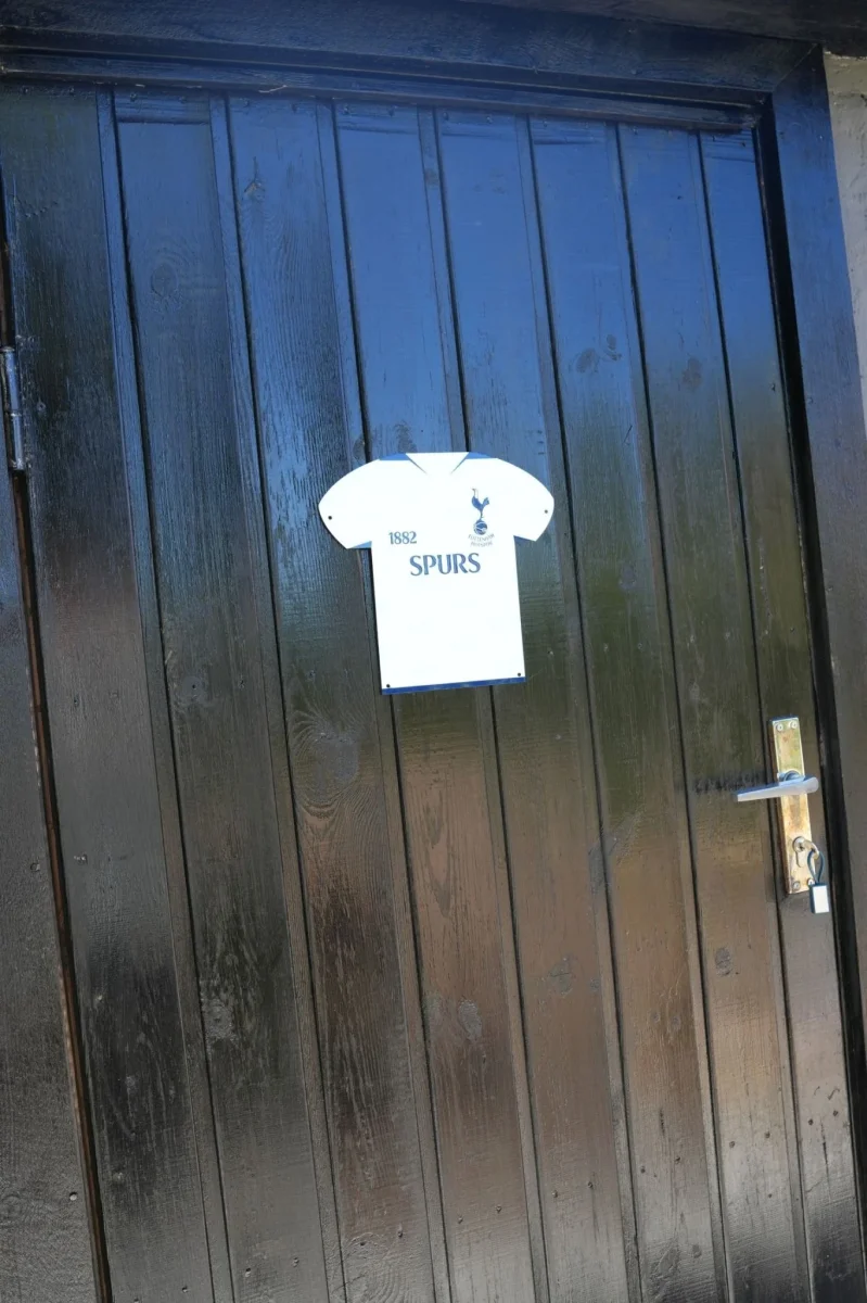 Tottenham skilt i metal (24x25 cm) - Billede 3